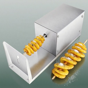 Excellent Uniform Thickness <b>Potato</b> Tower <b>Slicer</b> Spiral <b>Potato</b> <b>Machine</b> for Buffet Restaurant - Product Image 6