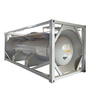 Contenedor de Transporte de Productos Químicos Inflamables Industriales de 20 Pies/40 Pies, Tanque ISO de Acero Inoxidable con Revestimiento de Plástico para Carga Líquida a Granel - Product Image 1