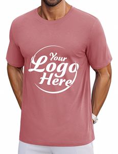 T-shirt d'été en coton et polyester 200g à séchage rapide pour hommes, léger et rafraîchissant, col ras du cou, gym et décontracté, impression par transfert par sublimation - Product Image 4