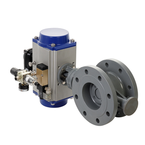Válvula Neumática de Doble Acción Pn20 de Hierro Fundido con Brida EPDM (Electro Opcional de 4~20 mA) - Product Image 5