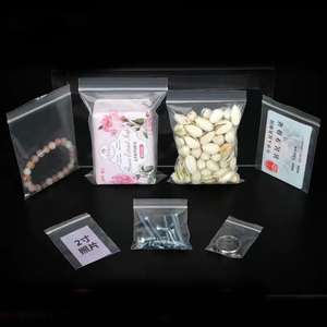 Sacs Ziplock Mini Transparents en PE Personnalisés en Gros, Impression Offset, Pochettes en Plastique Recyclables pour Bijoux, Cadres <span class=keywords><strong>Photo</strong></span>, Petits Objets - Product Image 2