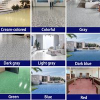 Revêtement en sable coloré époxy résistant aux chocs LSY-900 5:1 pour sols à usage intensif