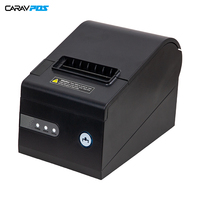 Impresora POS Térmica de Recibos al por Mayor, 260 mm/s, 83 mm de Ancho, USB, Serial, LAN, para Restaurantes, Comercios Minoristas y Supermercados