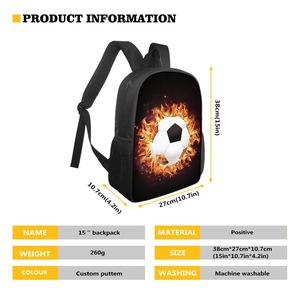 Venta al por mayor ABI 600D Tela Hombro Mochila Fútbol Logo Impreso Primaria/Secundaria Niños Dibujos Animados Día Uso CE EN71 - Product Image 2