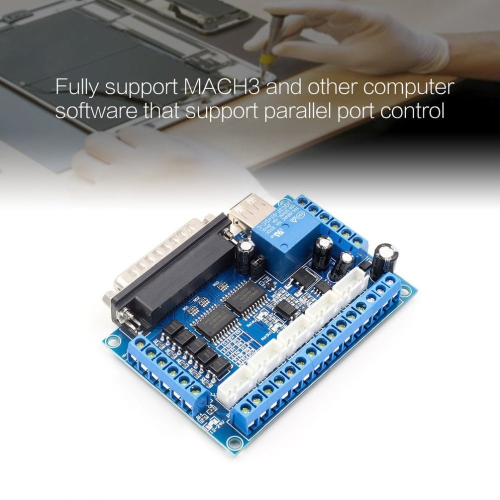 Breakout Board Pour Pilote De Moteur Pas à Pas – Contrôle Port Parallèle – Neuf Japon