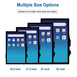 27/32 inch thời trang ngoài trời không thấm nước Chống Trộm quảng cáo ba lô với Polyester Lót Battery Powered LCD TV Máy nghe nhạc - Product Image 4