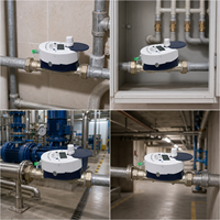 Compteur d'eau à ultrasons haute précision DN20, débitmètre numérique intelligent R250, lecture à distance sans fil 4G, 3/4 pouces, résidentiel
