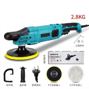Pulidora Mini para Coche, Lijadora Orbital con Velocidad Ajustable, Herramienta Eléctrica para Pulir y Encerar 220V DIY - Product Image 3
