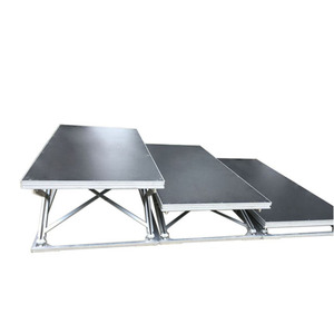 Plataforma de Escenario Plegable Portátil Ajustable de Alta Resistencia de 1*2 m, Tipo Tijera en X, de Aleación de Aluminio para Conciertos y Eventos - Product Image 5