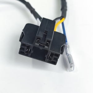 ชุดสายไฟอะแดปเตอร์สำหรับรถจักรยานยนต์,H4ถึง Dual H11 LED ไฟหน้ารถสำหรับ Harley Touring / Trike 2014-2021 - Product Image 4