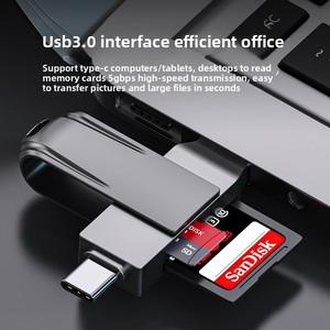 USB/Type-C 2 trong 13.0 đầy đủ tốc độ máy tính máy tính điện thoại di động OTG đa chức năng tất cả-trong-một thẻ SD TF Đầu Đọc Thẻ tốc độ cao - Product Image 2