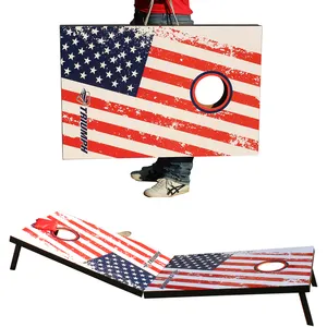 2x3ft Premium Cornhole set Customization accepted 8 Bean Bags and Cornhole Boards Included Top sponsor listing Cornhole Wooden