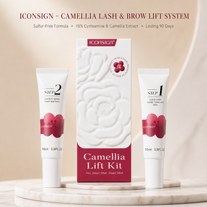 <span class=keywords><strong>Kit</strong></span> Coreano per <span class=keywords><strong>Laminazione</strong></span> Ciglia e Sopracciglia 2-in-1 con Cisteamina HCl Liquida e Lozione alla Camelia - Product Image 1