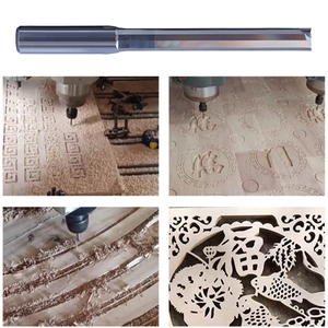 CNC công cụ gỗ phay cắt đôi lưỡi hợp chất phay cắt endmill Carbide Carbide phay Cutter - Product Image 3