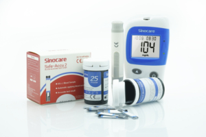Glucomètre électronique avec mémoire de 200 résultats de test, glucomètre portable, système de soins à domicile, appareil de test de <span class=keywords><strong>glycémie</strong></span> - Product Image 2