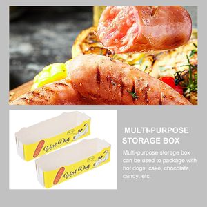 Scatola di Carta Personalizzata con Logo per Popcorn, Corndog, Hot Dog, Hamburger, Waffle Stick con Carta da Imballaggio - Product Image 3
