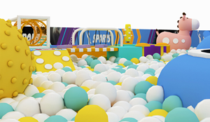 Área de Juegos Infantil Personalizada, Parque Interior, Equipo de Juegos Interior, Piscinas de Pelotas, Carrusel de Juegos Blandos, Proveedor Chino de Juegos Blandos - Product Image 4