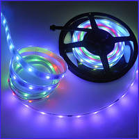 Bande LED numérique RVB 12V à pixels intégrés adressables individuellement TM1809 30 LED/m