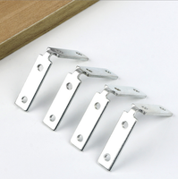 Connecteur d'angle dissimulé en L sans poignée en aluminium pour meuble, cadre de porte et quincaillerie de fixation