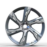 Jantes de remplacement personnalisées de haute qualité 22 * 9.0J pouces 5*108 ET38.5 CB63.4 Jantes en alliage noir à peinture complète pour jantes VOLVO EX90 XC90