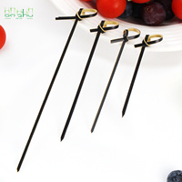 Eetbare bamboe knoopspiesjes, wegwerpbaar, voor BBQ, satay, fruit, en buiten koken