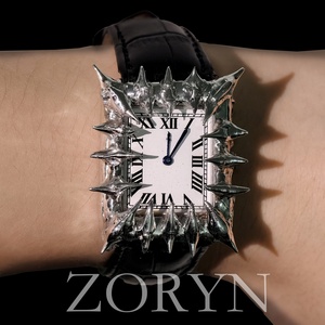 Reloj de Cuarzo Alabastro de Diseño Personalizado para Hombre, Único con Movimiento Japonés MIYOTA, Esfera de Acero Inoxidable con Púas, Estilo Gótico - Product Image 5