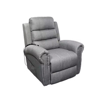 Fauteuil de massage manuel avec poche latérale, structure en bois, siège individuel, style moderne, gamme de mobilier pour showroom, fournisseur sur mesure
