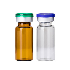 Fiale in Vetro Borosilicato da 5ml 10ml 15ml 20ml <span class=keywords><strong>30ml</strong></span> 50ml 60ml 100ml 120ml per Uso Farmaceutico e Cosmetico con Tappo - Product Image 1