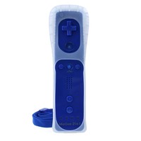 Manette de jeu sans fil 2,4 GHz avec moteur de vibration pour Wii - Contrôleur de mouvement 2-en-1