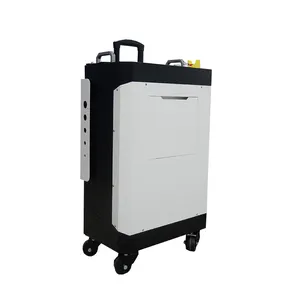 luggage box handheld pulse fiber laser cleaning laser machine 100w 200w 300w 500w1000w to remove rust and paint