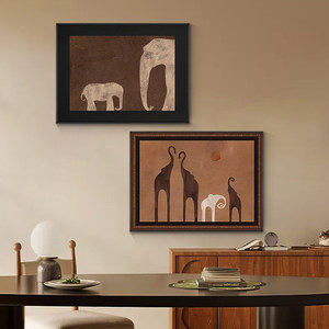 Cache-mètres décoratifs haut de gamme en métal, style antique français, à thème éléphant, avec toile peinte à l'<span class=keywords><strong>huile</strong></span> - Product Image 3