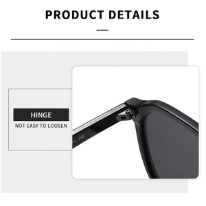 Gafas de Sol Cuadradas Retro con Remaches y Estampado de Leopardo, Personalizables con Logotipo, Montura de PC, Protección UV Vintage para Exteriores - Product Image 4