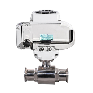 วาล์วบอลสแตนเลสเกรดอาหารแบบ Tri Clamp ยี่ห้อ COVNA สำหรับงานด่วน พร้อมมอเตอร์ไฟฟ้าแบบเปิด-ปิด - Product Image 4