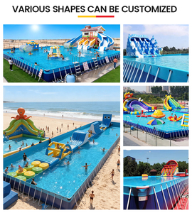 <span class=keywords><strong>Piscina</strong></span> Redonda de PVC con Marco de Acero Inoxidable, Ecológica, para Uso Comercial y Familiar - Product Image 2