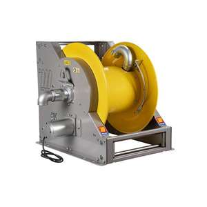 MECLUBE - 076-7236-900 Carrete de manguera industrial en acero pintado serie motorizada eléctrica 230V para aceite y lubricantes 2 ''(W 076- - Product Image 1