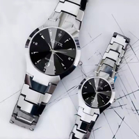 Montre de couple OEM ODM LSVTR, style antique, sport, verre, étanche, calendrier, mécanique de luxe, acier inoxydable 38mm, vente chaude