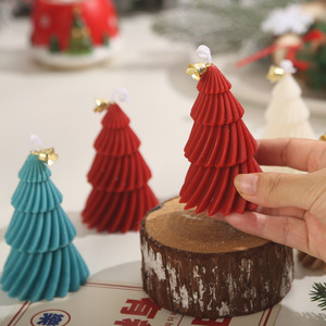 Angju Christmas Tree Scented <b>Candles</b> 4-12 Hours Fresh Air Home Decor <b>Gift</b> - Product Image 2