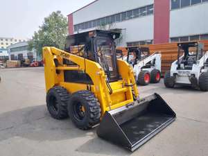 中国制造商 CAT 型重型 1T 2T 3T 4T 超大负载柴油滑移装载机，带舒适驾驶室 - Product Image 4