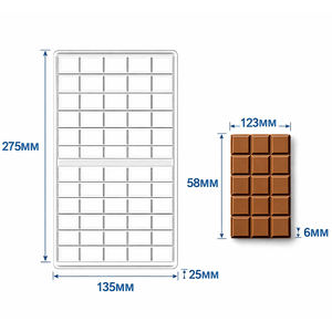 Molde de barra policarbonato para chocolate dubai perzonalizado - Product Image 4