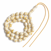 Tasbih musulman islamique en ambre naturel de la Baltique, agate tigre, agate Aqeeq, ivoire, perles de prière de luxe, vente en gros, cadeau