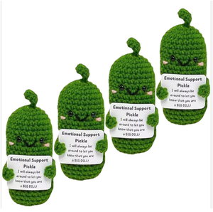 Énergie positive pomme de terre câlin poche cousu à la main en peluche laine poupée à tricoter avec carte drôle saint valentin <span class=keywords><strong>cadeau</strong></span> maison - Product Image 1