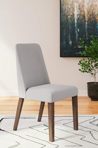 Silla de comedor contemporánea <span class=keywords><strong>Ashley</strong></span> Lyncott, diseño moderno marrón crema de <span class=keywords><strong>Ashley</strong></span>, muebles para el hogar para sala de estar - Product Image 2