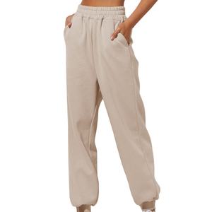 Pantalon de survêtement ample taille haute pour <span class=keywords><strong>femme</strong></span> Pantalon de <span class=keywords><strong>jogging</strong></span> confortable à ceinture haute Pantalon de survêtement décontracté - Product Image 1