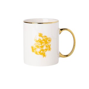 Taza de Cerámica con Diseño del Zodiaco Chino, 350 ml, Borde Dorado, Diseño Bonito para Regalo - Product Image 3