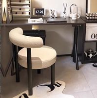 JJ250014-3 Internet célébrité maquillage Ins Style chaise de bureau tabouret arrière chambre coiffeuse maquillage chaise luxe Simple