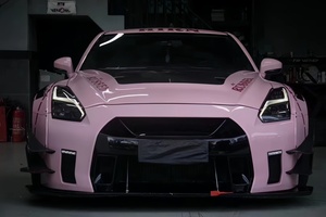 ชุดบอดี้กันชนสำหรับรถ Nissan GTR35 GT-R35อัพเกรดได้กระโปรงข้างสปอยเลอร์หน้าและหลังชุดตัวถังกว้าง <span class=keywords><strong>V2</strong></span>ปอนด์ - Product Image 2