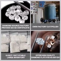 CHANG LAI toptan tedarikçinin son fiyat DEF beyaz VVS/VS mükemmel kesim taş GRA Diamonds serbest moissanit VVS