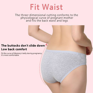 Femmes Maternité Enceinte Maman <span class=keywords><strong>Coton</strong></span> Sous Bosse Confortable Sous-Vêtements Stretch Enceinte <span class=keywords><strong>Slip</strong></span> Sous-Vêtements Culotte Enceinte Culotte Maternité - Product Image 5
