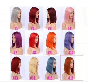 Pelucas frontales de encaje de onda de agua para mujeres negras Bob corto sin pegamento peluca frontal de encaje Full Hd pelucas frontales de encaje cabello humano - Product Image 6