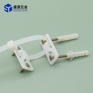 Verrous anti-basculement pour meubles, attaches de sécurité en plastique blanc pour portes d'armoires, dispositif de sécurité pour enfants - Product Image 2